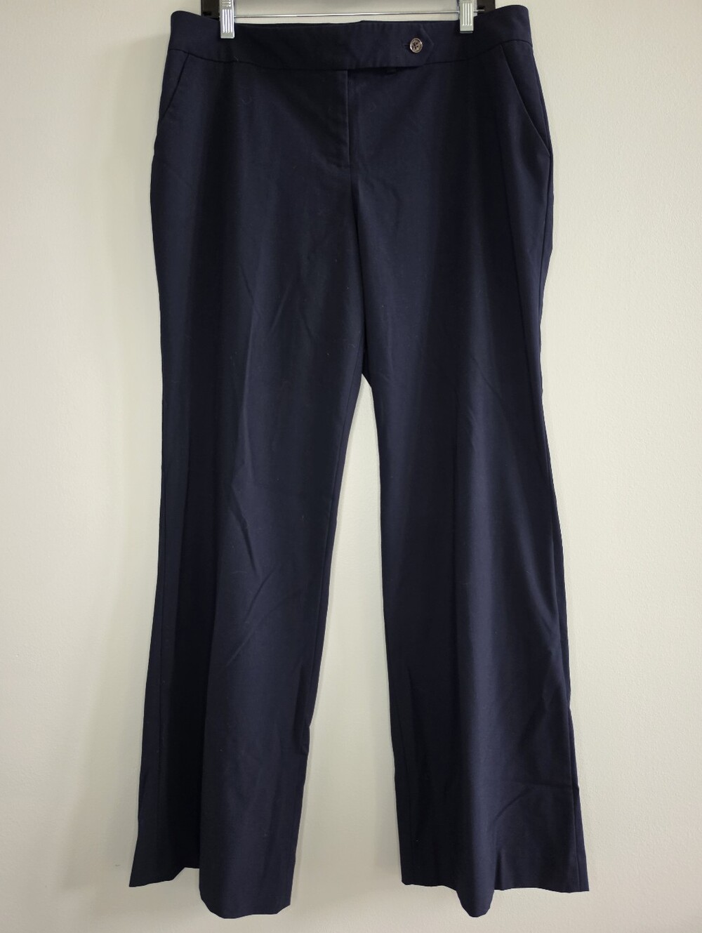 Calvin Klein Stretch Navy Blue Dress Pants Women’s Size 12 Straight Leg